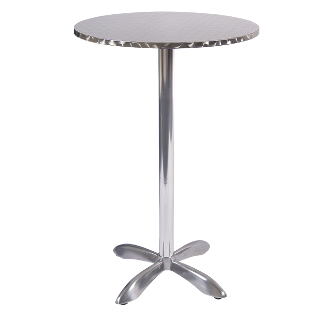 Aluminum Patio Table w/ Size 27.5’’Round, bar height : Restaurant ...